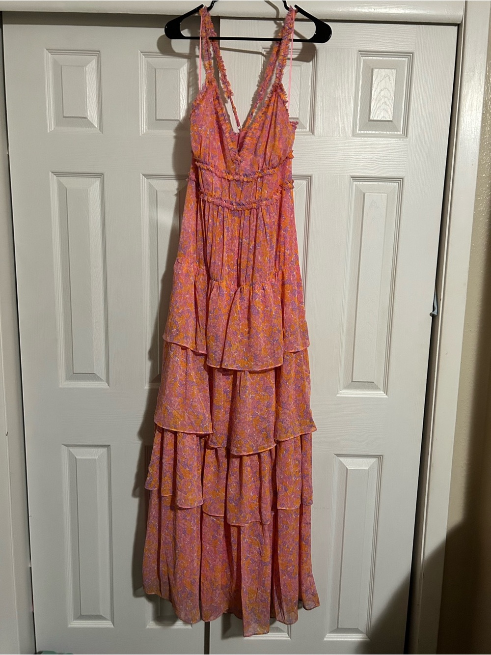 Likely Floral Tiered Maxi Dress for Revolve — Size 10